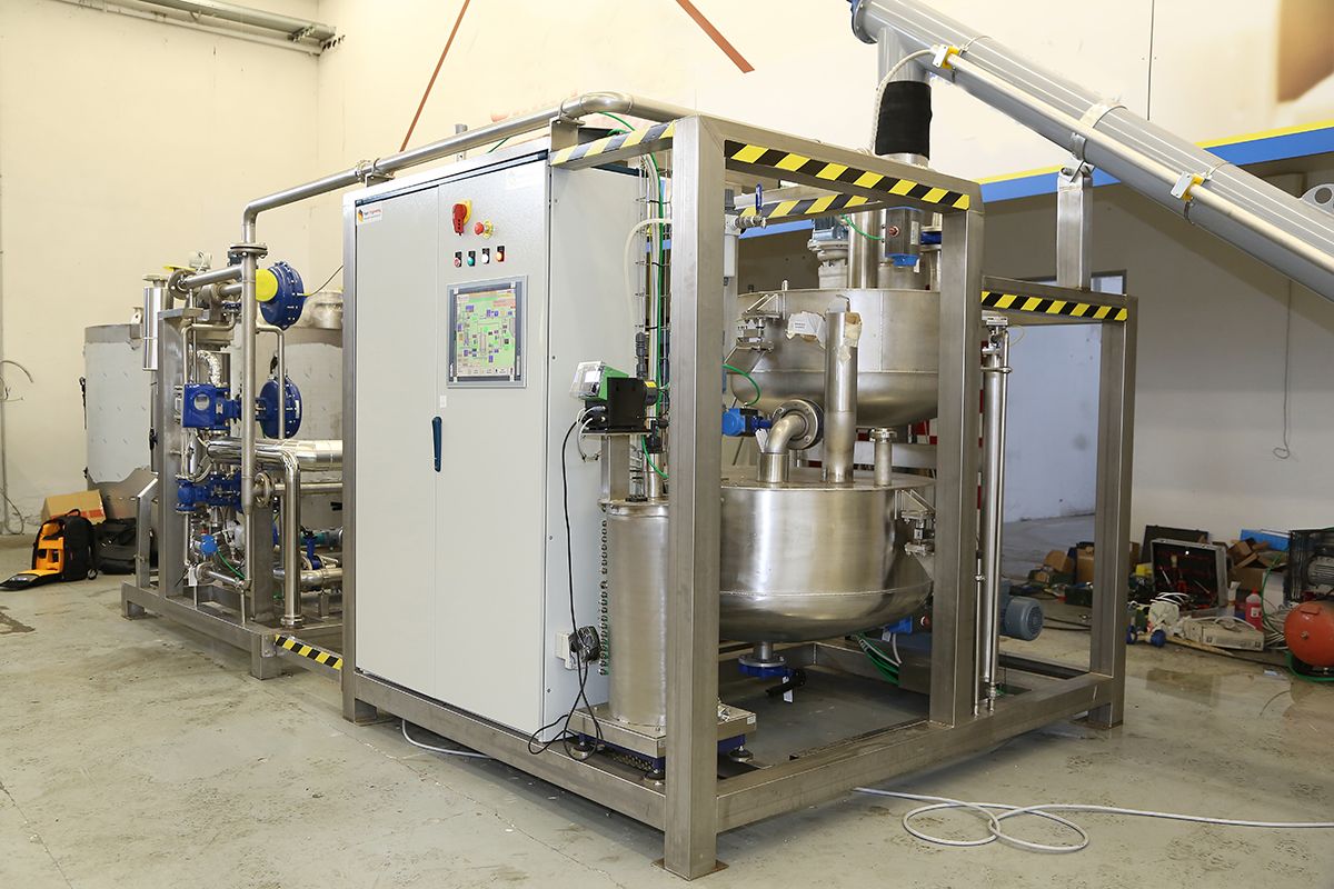 Starch Jet Cooker - Detail of steam injection