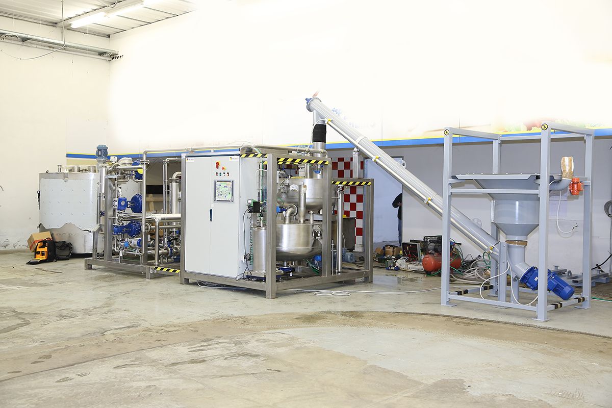 Continuous starch cooking unit - Skid detail