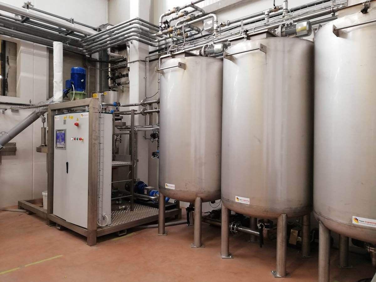 Automation Detail of Starch Glue Preparation